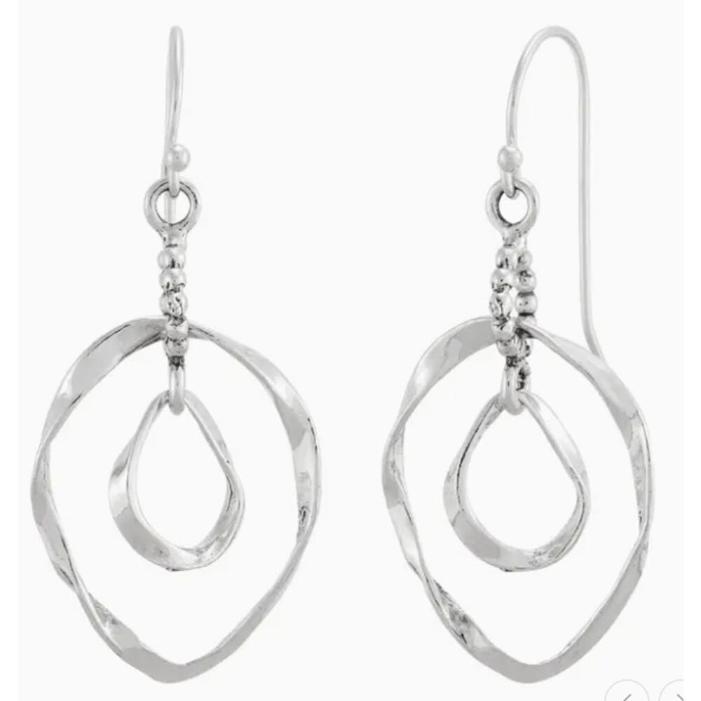 Silpada 'One For Me' Sterling Silver Drop Earrings - Picture 2 of 2